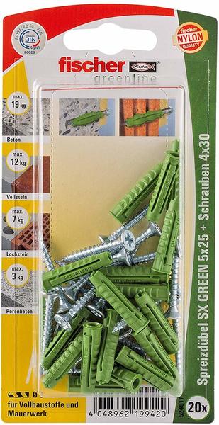 Fischer SX Green 5 x 25 S K 20 St.