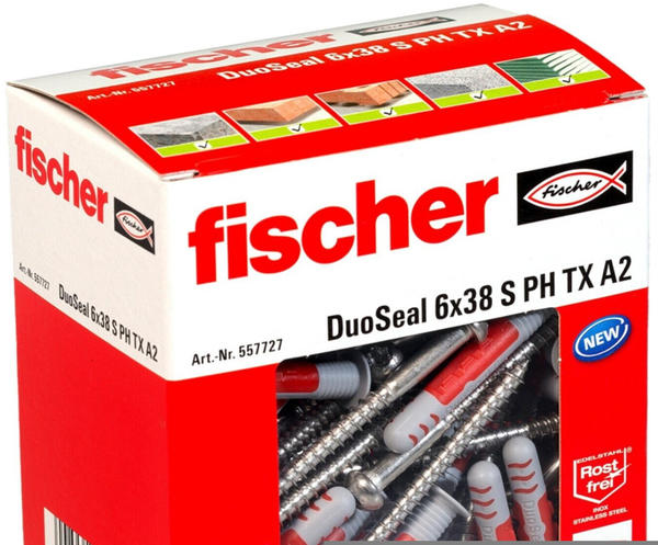 Fischer DuoSeal 6x38 S PH TX A2 (557727) 50 Stück