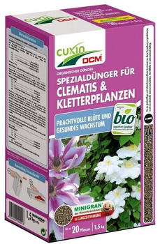 CUXIN DCM Spezialdünger für Clematis und Kletterpflanzen 1,5kg
