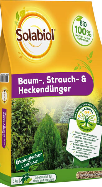 Solabiol Baum-, Strauch & Heckendünger 5kg