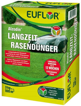 Euflor Alzodin Langzeit-Rasendünger NPK 20+5+8 3 kg