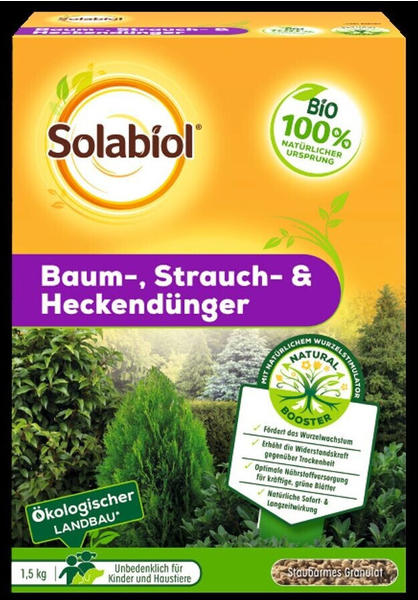 Solabiol Baum- Strauch & Heckendünger 1,5 kg