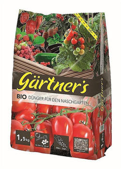 Gärtner's Biogarten Biodünger für den Naschgarten 1,5 kg