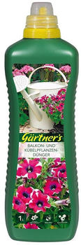 Gärtner's Blumenpflege Balkon- und Kübelpflanzendünger 1 Liter