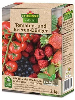 Florissa Spezialdünger für Tomaten und Beeren Pulver Naturdünger 2kg