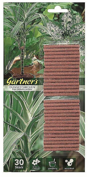 Gärtner's Düngestäbchen f. Grün- pflanzen 1 Pck 30 St