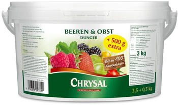 Chrysal Beeren und Obst Dünger Aktion 2,5 kg + 500 g extra