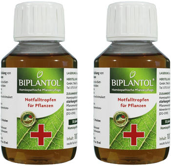 Biplantol Pflanzenstärkungsmittel Notfalltropfen 2 x 100ml