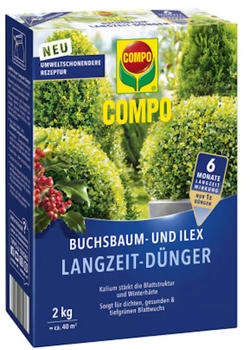 COMPO Buchsbaum- & Ilex-Langzeitdünger COMPO mit Kalium 2 kg