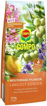 COMPO Mediterrane Pflanzen Langzeit-D&uuml;nger Beutel 1,5 kg