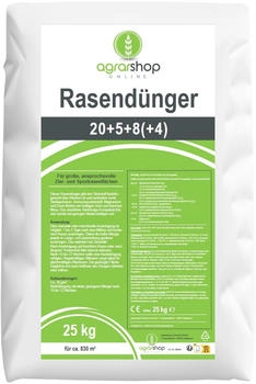 Agrarshop Online Rasendünger 20+5+8(+4) 25 kg