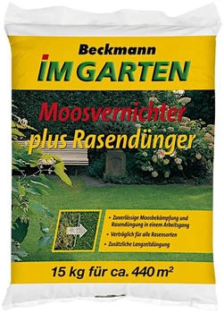Beckmann - Im Garten Beckmann Moosvernichter plus Rasendünger 15 kg