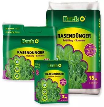 Hack Rasendünger Frühling Sommer 8 kg