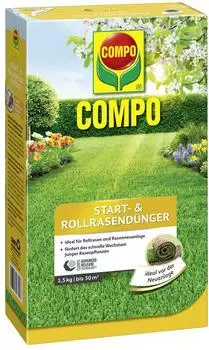 COMPO Start- und Rollrasendünger 1,5 kg für 50 m²