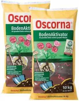 Oscorna Bodenaktivator 20 kg Bodenverbesserer Rasen Obst Gemüse Blumen Dünger