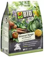 COMPO Universal D&uuml;nger mit Schafwolle 4 kg, COMPO BIO " Universal D&uuml;nger mit