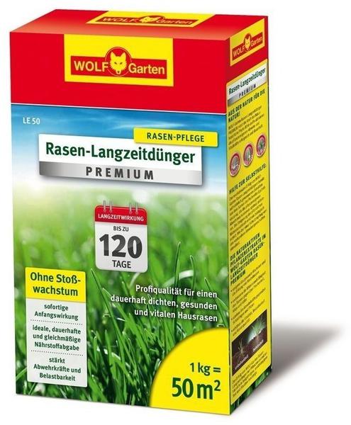 Wolf-Garten Rasen-Langzeitdünger Premium LE 50m²