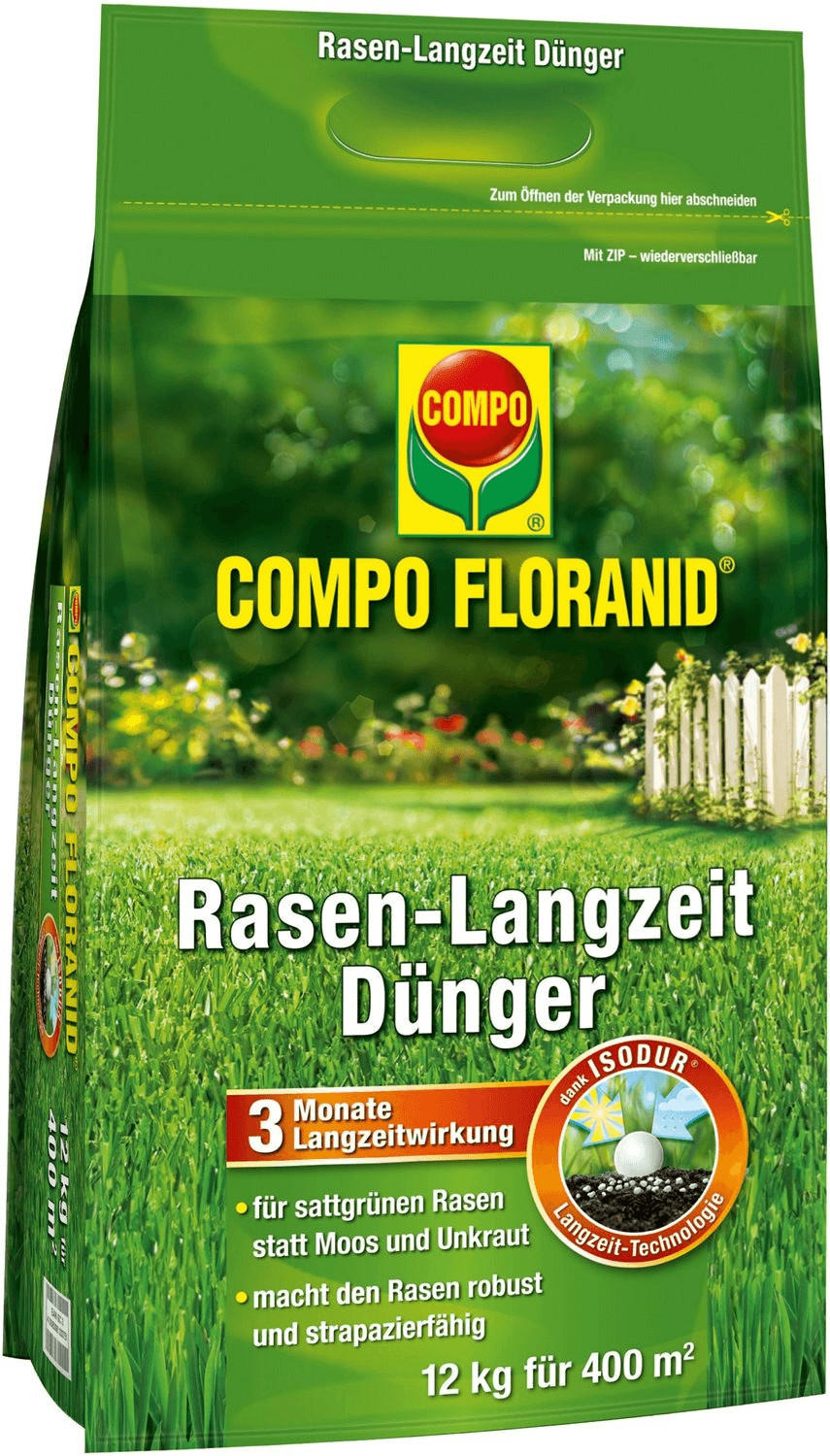COMPO GmbH COMPO Floranid RasenLangzeitdünger 12kg Test TOP Angebote