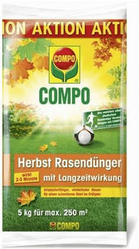 COMPO Herbst Rasendünger mit Langzeitwirkung 5 kg