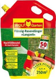 Wolf-Garten Flüssig-Langzeit-Rasendünger LL 250 R 2,5L (Nachfüllpack)