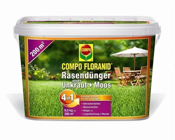 COMPO Floranid gegen Unkraut+Moos 4in1 6 kg