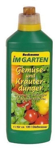 Beckmann - Im Garten Gemüse und Kräuterdünger 1 L