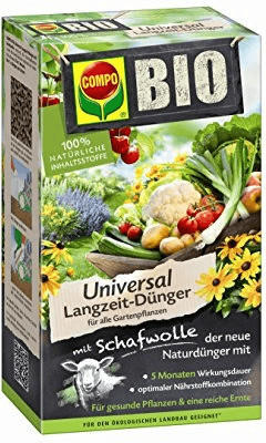 COMPO Bio Universal Langzeit-Dünger mit Schafwolle 2 kg