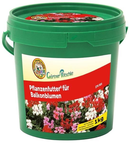 Gärtner Pötschke Pflanzenfutter für Balkonblumen 1 kg