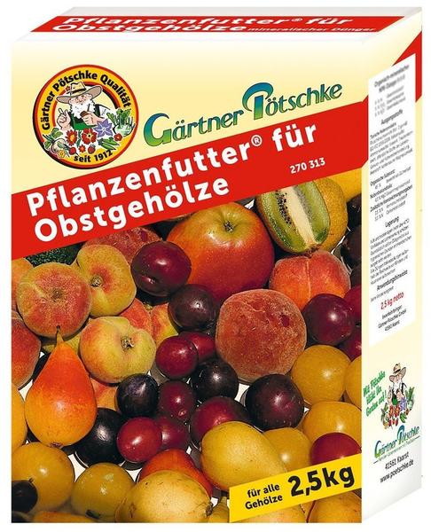 Gärtner Pötschke Pflanzenfutter für Obstgehölze 2,5 kg