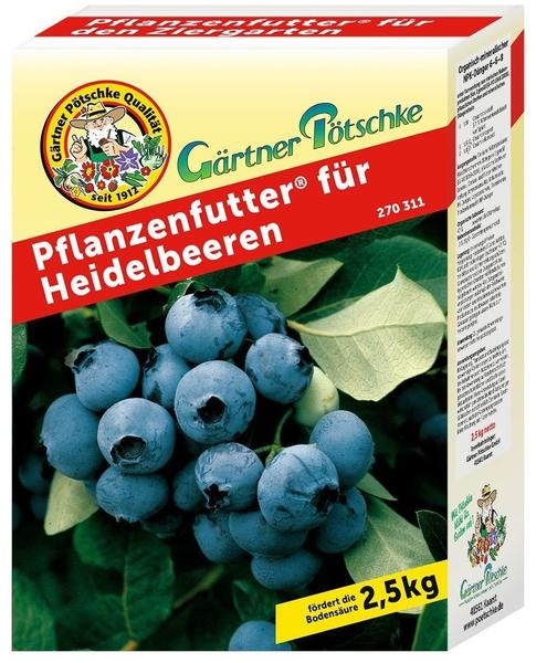 Gärtner Pötschke Pflanzenfutter für Heidelbeeren 2,5 kg