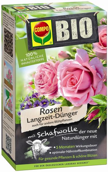 COMPO Bio Rosen Langzeitdünger mit Schafwolle 750 g