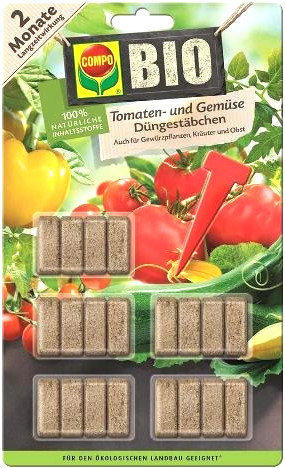 COMPO BIO Tomaten- und Gemüse Düngestäbchen 20 Stück