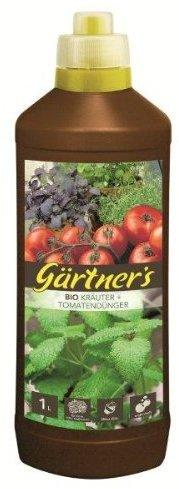 Gärtner's Bio Kräuter + Tomatendünger 1 Liter