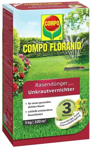 Compo Floranid Rasendünger plus Unkrautvernichter 3kg Test ❤️ Jetzt ab  24,29 € (Januar 2022) Testbericht.de