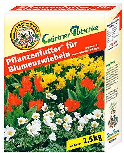 Gärtner Pötschke Pflanzenfutter für Blumenzwiebeln 2,5 kg