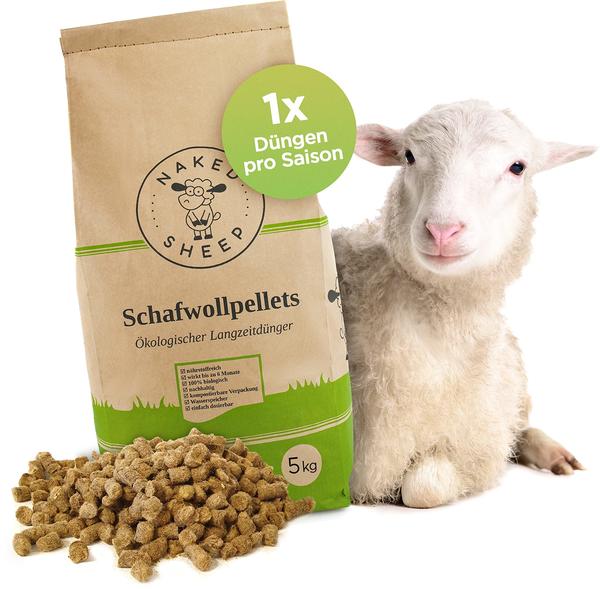 Naked Sheep Schafwollpellets 5kg