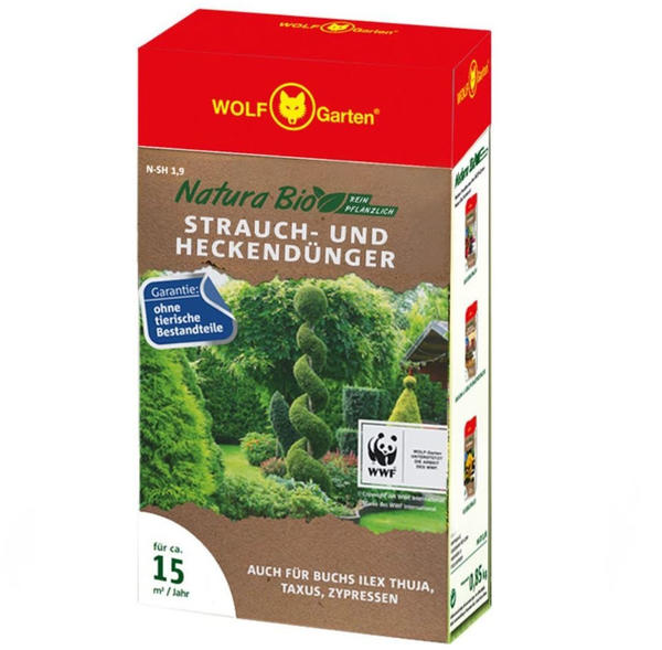Wolf-Garten Natura Bio Strauch- und Heckendünger N-SH 1,9 Kg