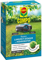 Compo 24613, COMPO Rasen Langzeit D&uuml;nger f&uuml;r M&auml;hroboter f&uuml;r ca. 200 m&sup2; - 5 kg,