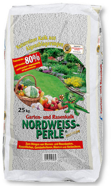 Nordweiss-Perle Garten- und Rasenkalk 25 kg