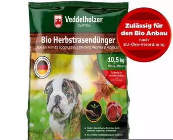 Veddelholzer Garten Bio Herbstrasend&uuml;nger 10,5kg