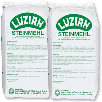 Oscorna Luzian-Steinmehl 2x12,5 kg