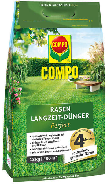 COMPO Rasen Langzeit-Dünger Perfect 12 kg