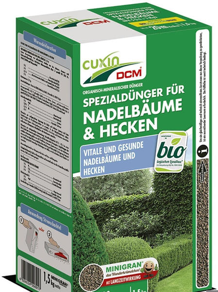 CUXIN DCM Nadelbaum- & Hecken-Dünger 1,5 kg (50691)