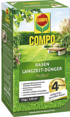 COMPO Rasen Langzeit-Dünger Perfect 3 kg