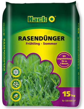 Hack Rasendünger Frühling-Sommer 15 kg (16-4-6)