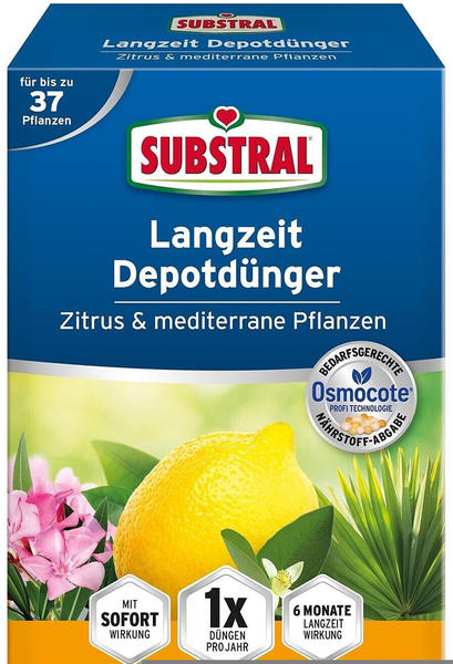 Substral Langzeit Depotdünger Zitrus & mediterrane Pflanzen 750g