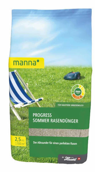 Manna Sommer-Rasendünger Progress 2,5kg 100m²