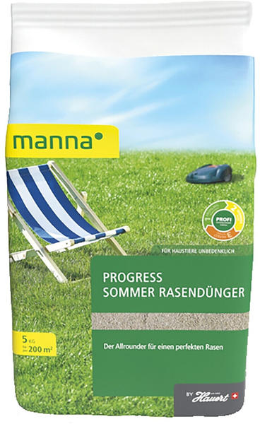 Manna Sommer-Rasendünger Progress 5kg 200m²