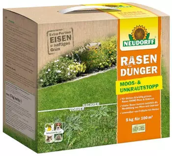 Neudorff Rasendünger Moos- und UnkrautStopp 5 kg