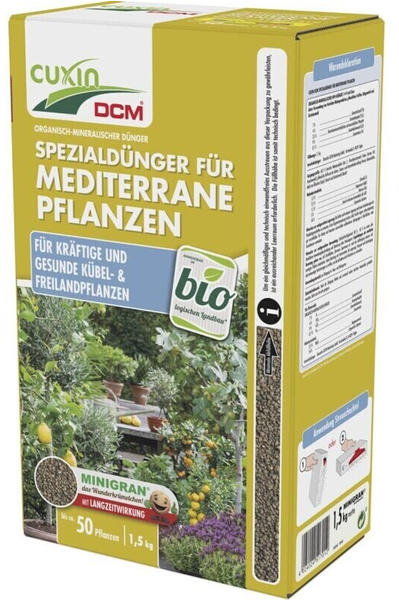CUXIN DCM DCM Spezialdünger für mediterrane Pflanzen 1,5kg